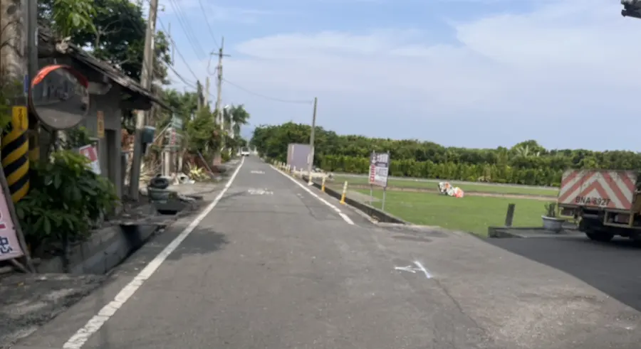 施工前,舊路